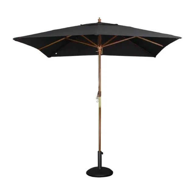 Parasol Cuadrado Negro - 2,5 m de Ancho