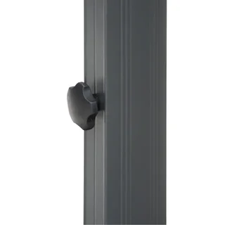 Parasol Excéntrico Venice Redondo Giratorio 360° Negro - Diámetro 3,5 m