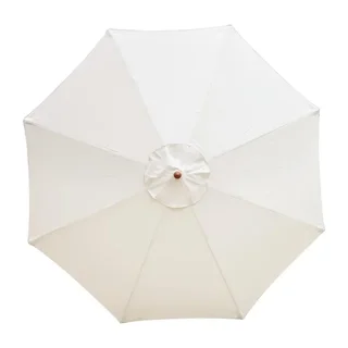 Round Garden Parasol Ø 3 m - Cream