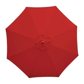 Red Round Parasol - 2.5 m