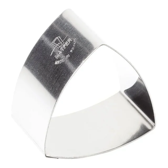 Triangular Rounded Nonnette - 65 x 40 mm - Set of 4 pieces