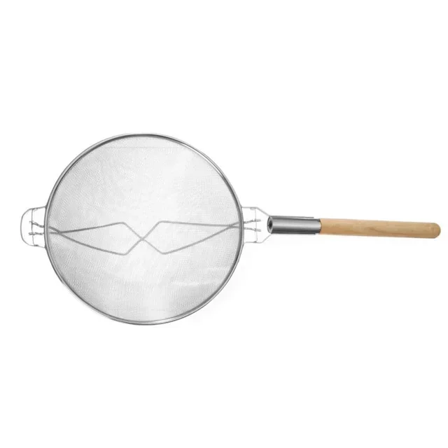 Coador Dupla Malha Aço Inoxidável - Diâmetro 36 cm