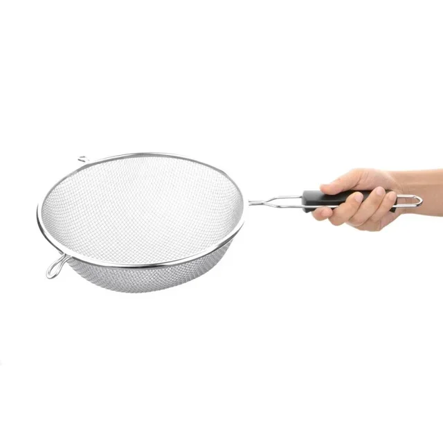 Colino Fine in Acciaio Inox 24 cm - Setaccio da Cucina Professionale