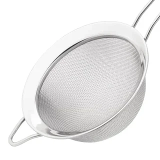 Coador de Aço Inoxidável Malha Fina Diâmetro 100 mm