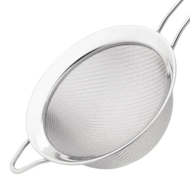 Coador de Aço Inoxidável Malha Fina Diâmetro 100 mm