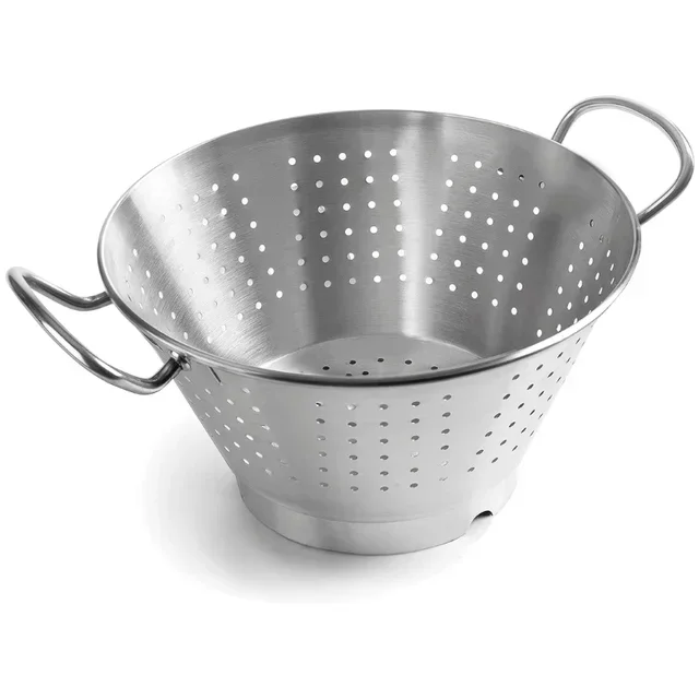 Colino Conico in Acciaio Inox 28 cm - Scolapasta Stabile e Pratico