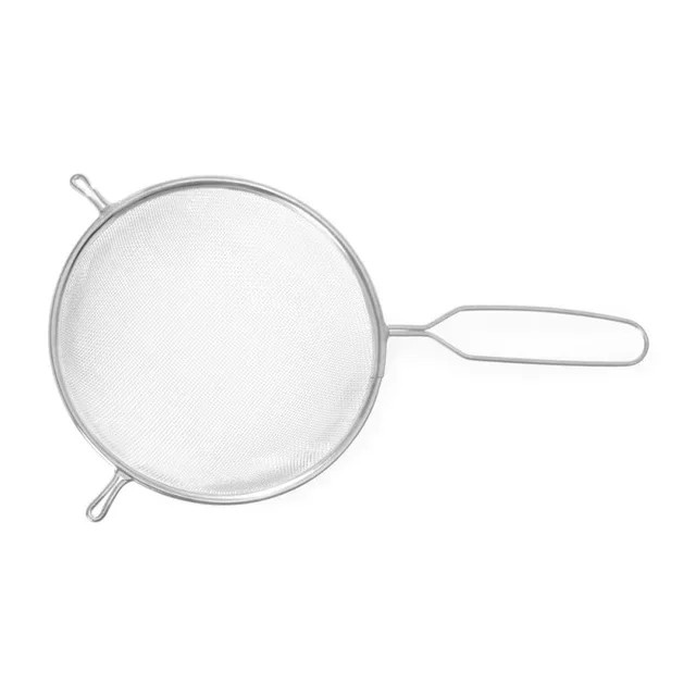 Escorredor Peneira em Aço Inoxidável - Diâmetro 18 cm