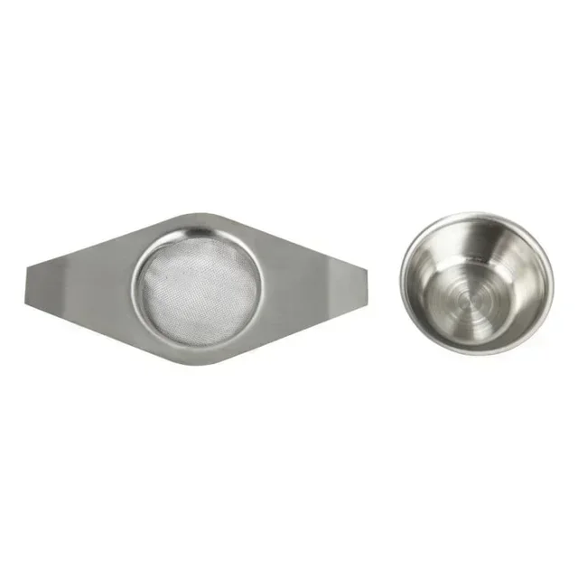 Teesieb mit Edelstahl-Ständer - Teefilter für Tasse