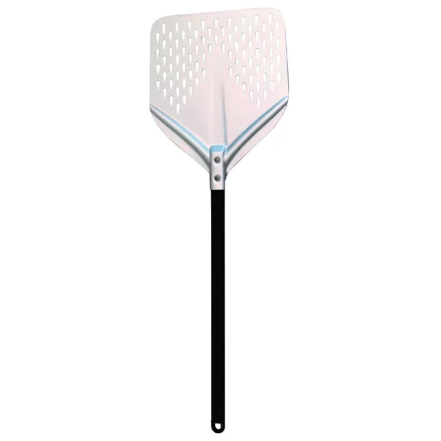 Pala de Pizza y Pan de Aluminio Perforada 90x30 cm - Espátula de Horno Profesional Grande