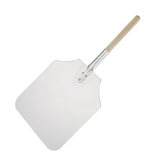 Pala para Pizza de Aluminio con Mango de Madera - Dimensiones 305 x 355 mm