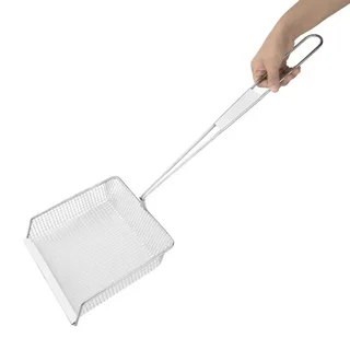 French Fry Serving Shovel Long Handle Stainless Steel 67 cm - 670 x 203 mm