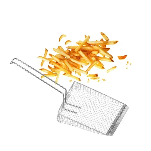 French Fry Serving Scoop - Stainless Steel - 260 x 180 mm