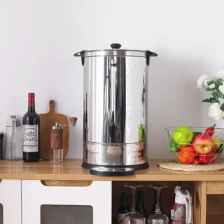 Percolador Elétrico Profissional 14 Litros - Capacidade 100 Xícaras, Filtro Permanente Integrado