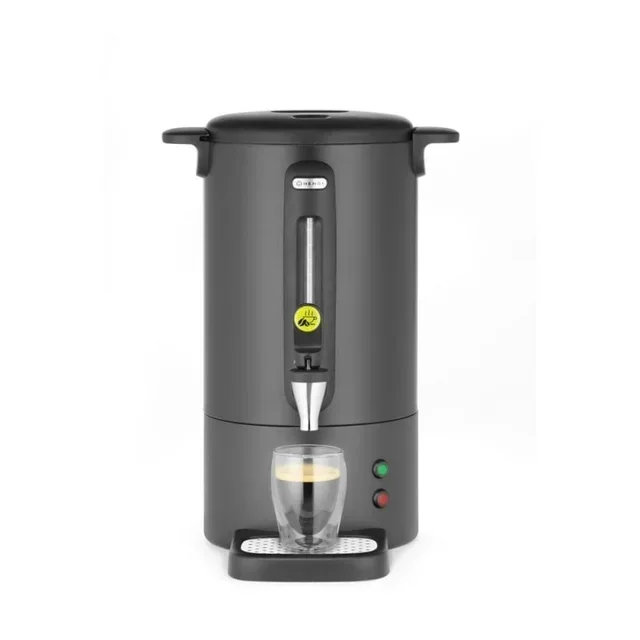 Professional Percolator UNIQ - Matte Black Finish - 7 Liter Capacity