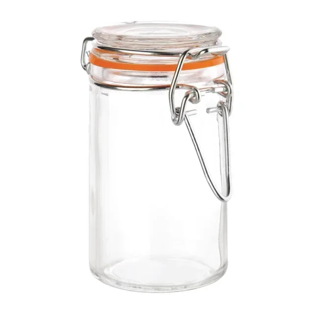 Set of 12 Mini Glass Storage Jars 70 ml - Airtight