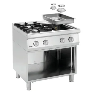 Cocina Industrial Serie 700 - 4 Fuegos Rápidos