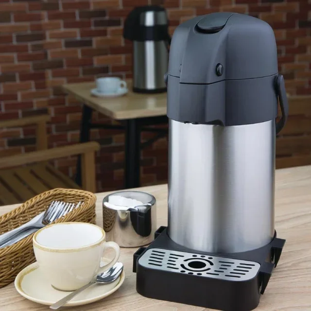 Doppelwandiger Edelstahl-Isolierkrug 2,5L mit Hebel