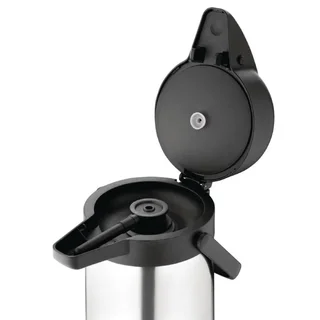 Double Wall Stainless Steel Insulated Pitcher with Pump - 1.9 L