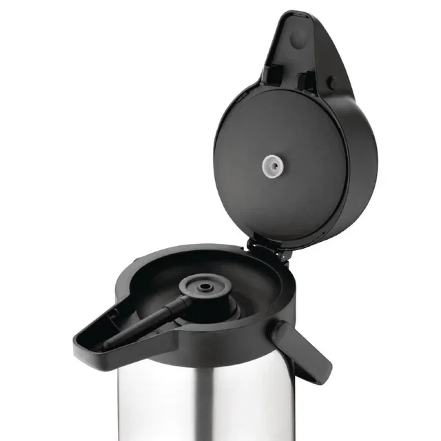 Double Wall Stainless Steel Insulated Pitcher with Pump - 1.9 L