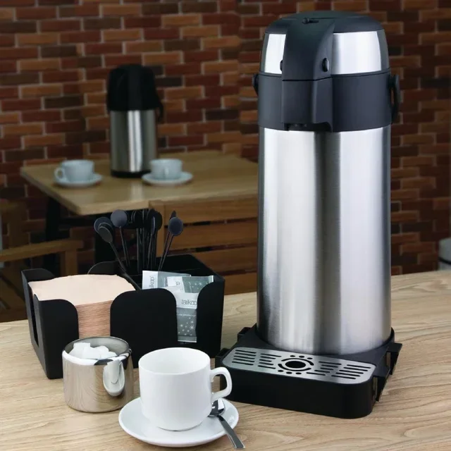 Stainless Steel Double Wall Insulated Pump Jug 5 Liters