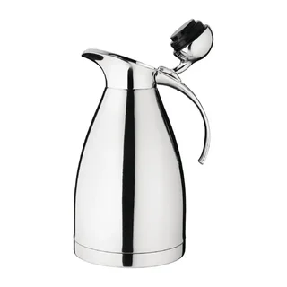 Stainless Steel Insulated Pitcher with Hinged Lid 1.5 Liters