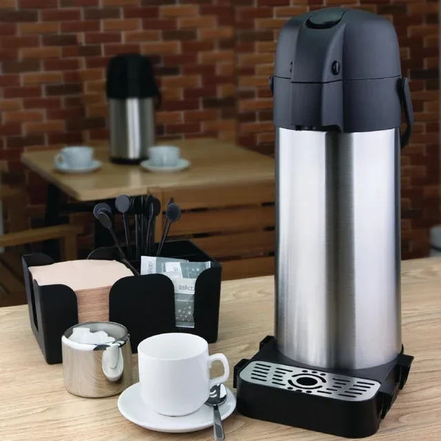 Isolierter doppelwandiger Edelstahlkrug - 4 Liter Fassungsvermögen mit Hebel