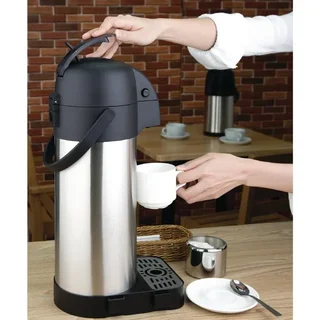 Isolierter doppelwandiger Edelstahlkrug - 4 Liter Fassungsvermögen mit Hebel