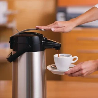 Pichet Isotherme à Pompe Inoxydable 2,2 Litres