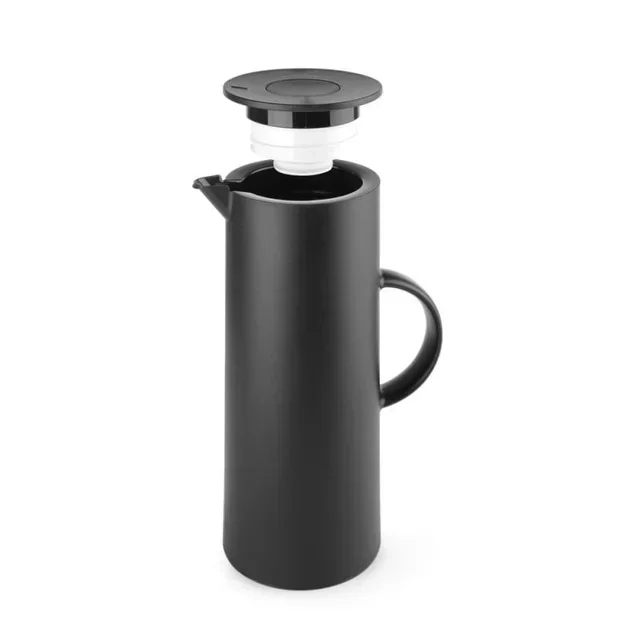 Black Insulated Pitcher 1 Litre - Hot & Cold Retention
