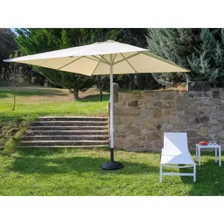 Siro Black Parasol Base - Round Base 50 cm - Weight 35 kg