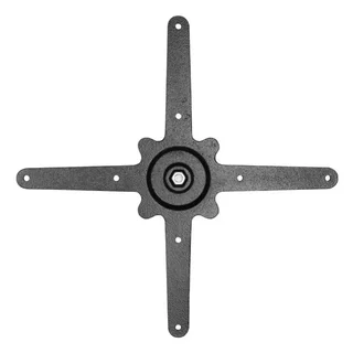 Schwarzer Gusseisen Tischfuß - Abmessungen 720 x 420 mm