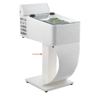 Supporto Base Vetrina Mini Cream 2V - Struttura Base per Vetrina Gelato
