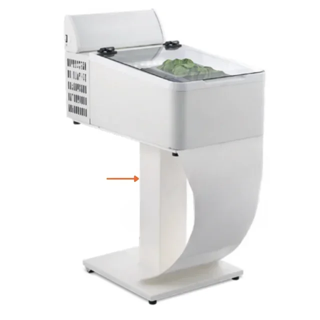 Mini Cream 2V Display Case Base Stand - Basic Structure for Ice Cream Display