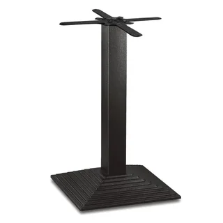 Industrial Style Step Shape Table Base Cast Aluminium - 425 x 720 mm