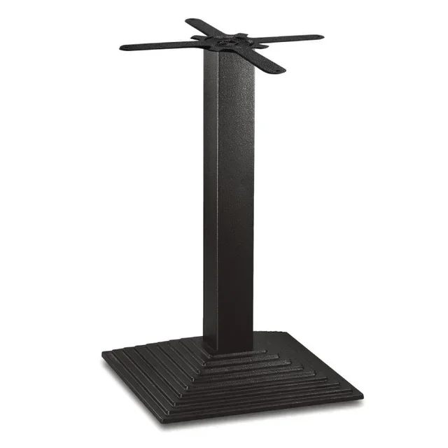 Industrial Style Step Shape Table Base Cast Aluminium - 425 x 720 mm