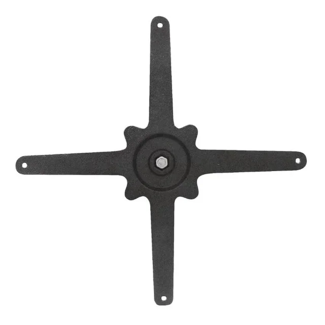 Industrial Style Step Shape Table Base Cast Aluminium - 425 x 720 mm