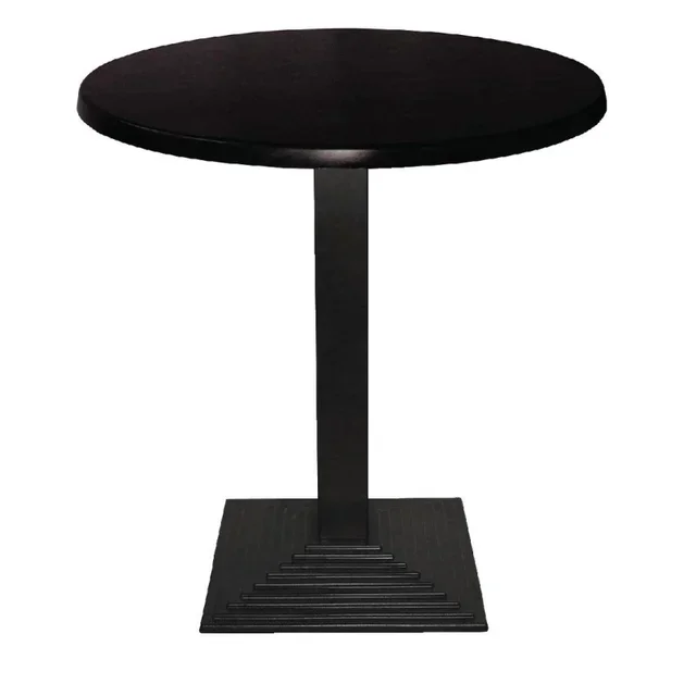 Industrial Style Step Shape Table Base Cast Aluminium - 425 x 720 mm