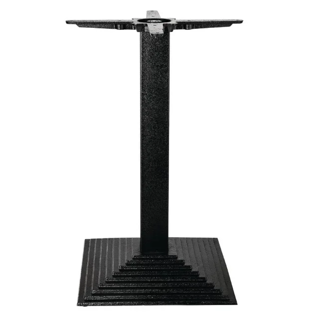 Industrial Style Step Shape Table Base Cast Aluminium - 425 x 720 mm