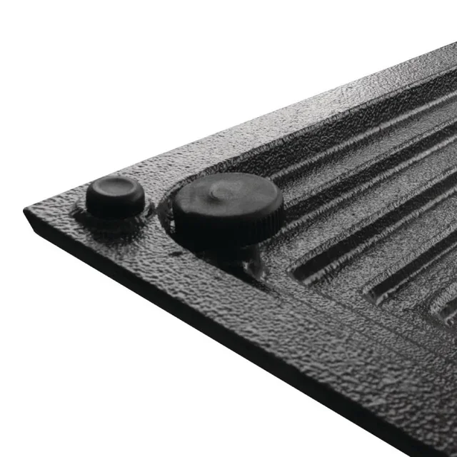 Industrial Style Step Shape Table Base Cast Aluminium - 425 x 720 mm