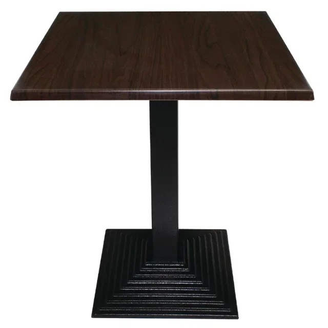 Industrial Style Step Shape Table Base Cast Aluminium - 425 x 720 mm