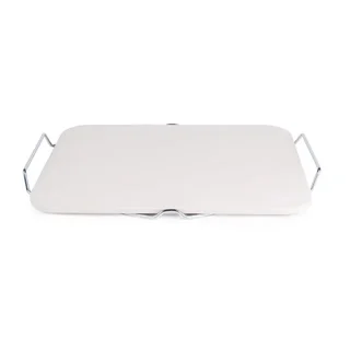 Piedra para Pizza Rectangular con Soporte - 380 x 305 mm