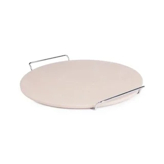 Refractory Pizza Stone Round Ø 38 cm with Rack