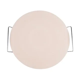 Refractory Pizza Stone Round Ø 38 cm with Rack