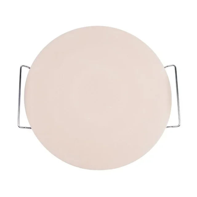 Refractory Pizza Stone Round Ø 38 cm with Rack