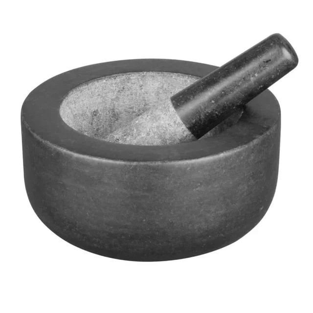 Natural Granite Mortar and Pestle
