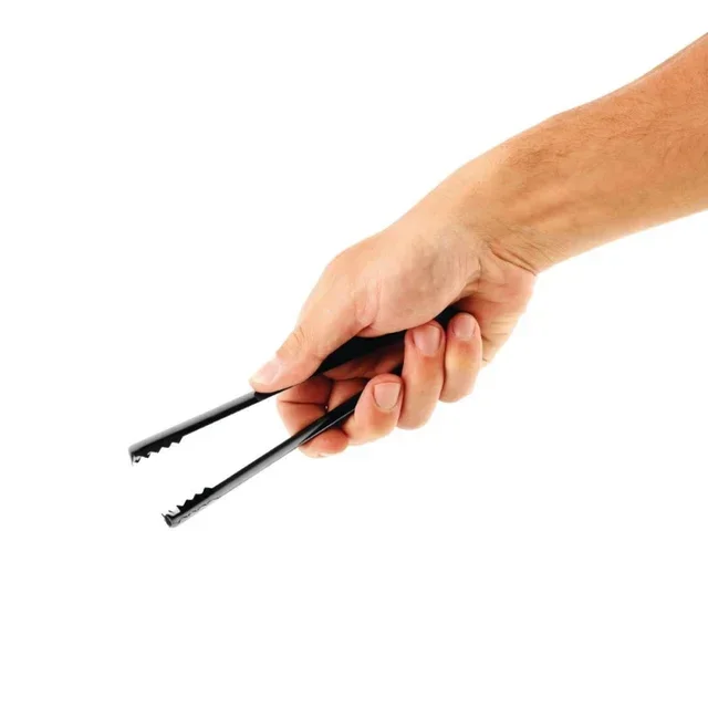 Titanium Gray Crocodile Ice Tongs 16 cm