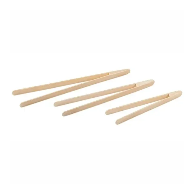 Bamboo Kitchen Tongs - 25.5 cm Length