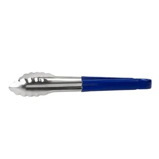 Pinze da Servizio Blu in Acciaio Inox 30 cm - Acciaio Inox per Alimenti