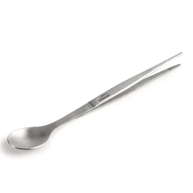 Stainless Steel Plating Tweezers with Integrated Spoon - Length 270 mm