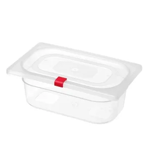 Rote Befestigungsclips für Aufbewahrungsboxen - 12 Stück